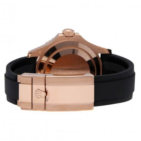 Rolex Yacht-Master 40 116655 SATS Rose Gold Automatic Rubber Black Dial Replica - Image 4