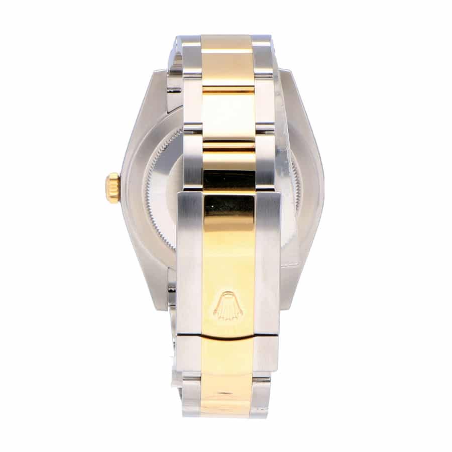 Rolex Datejust Yellow Gold Black Dial 116203 Oyster Replica - Image 5
