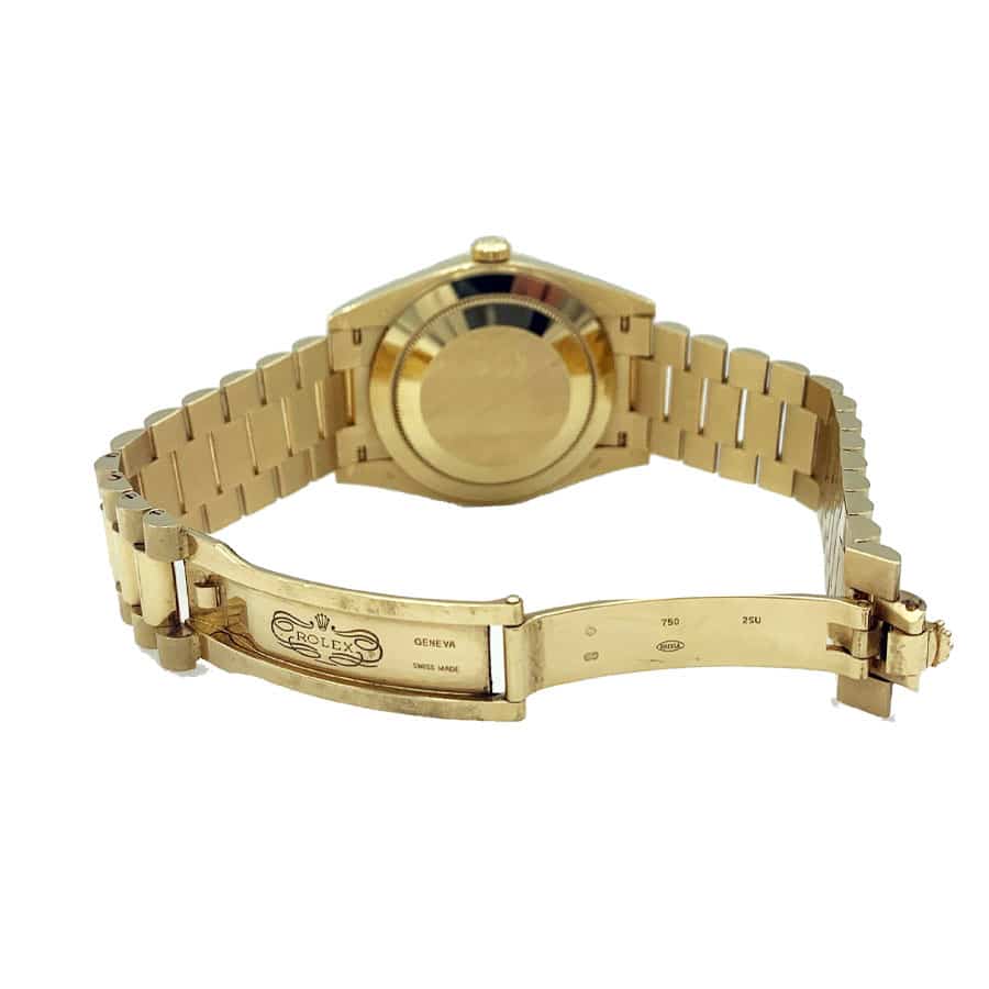 Rolex Day-Date II 228238-0007 KW Yellow Gold Champagne Dial Replica - Image 5