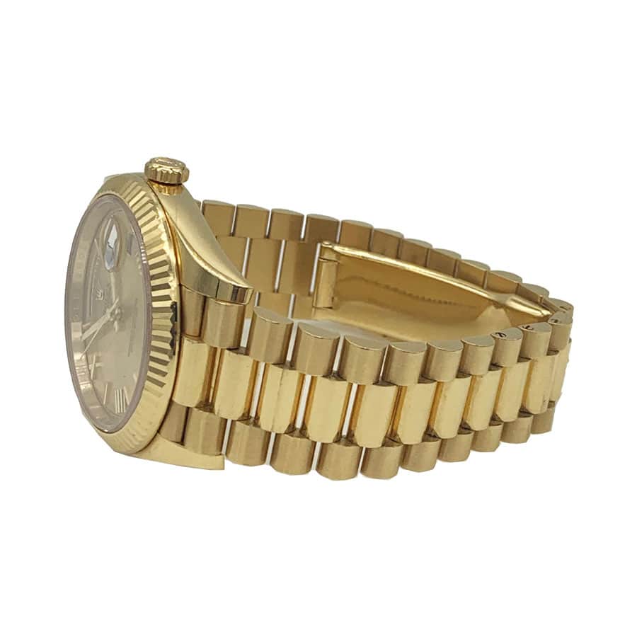 Rolex Day-Date II 228238-0007 KW Yellow Gold Champagne Dial Replica - Image 3