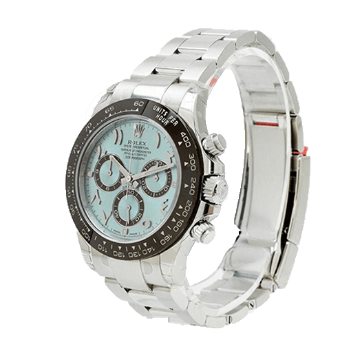 Rolex Daytona Platinum Ice-Blue Arabic Dial 116506-0001 Oyster Replica - Image 2