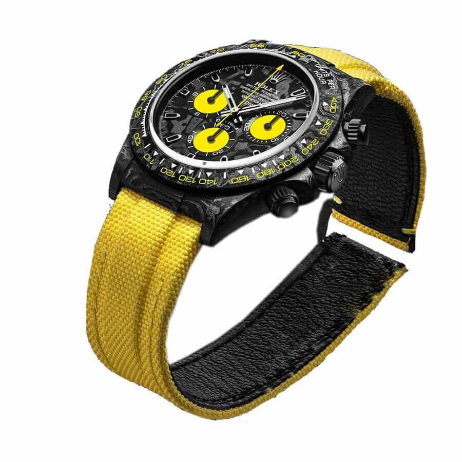 Rolex Daytona DiW NTPT Carbon 46490 Lemon Edition Replica - Image 3