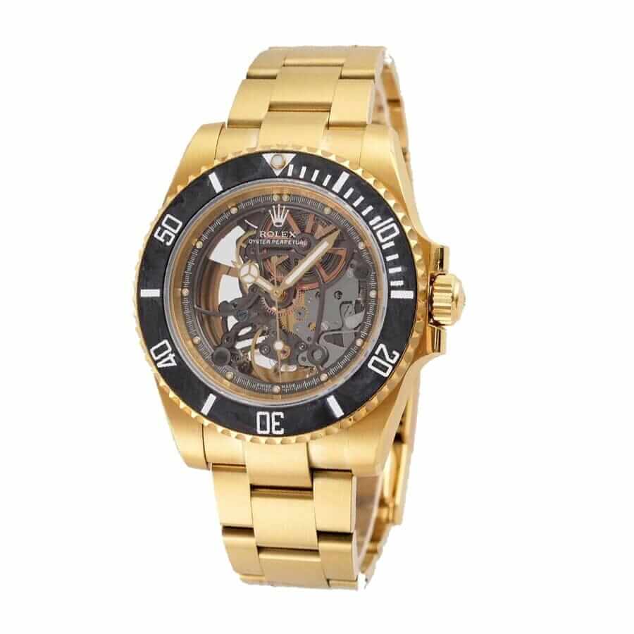 Rolex Oyster Skeleton Gold 114200 Replica - Image 2
